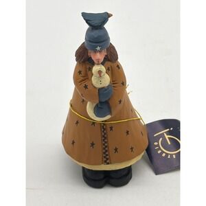 Williraye Studio Collectables Girl Holding A Snowman